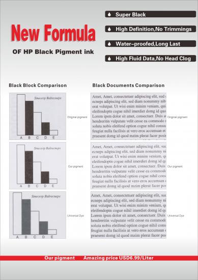 чернила пигмента hp черные с конкурентоспособной ценой 